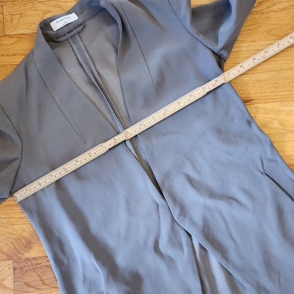 Aritizia Babaton Power Blazer Jacket Stone Taupe Size 0 Career Open Front - Picture 8 of 10